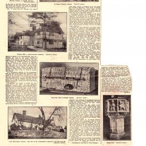 1930s newsp article on Clopton various 3