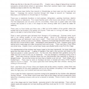 Clopton inhabitants 1920s to 30s M R Taylor page 001