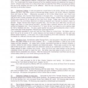 Clopton inhabitants 1920s to 30s M R Taylor page 007