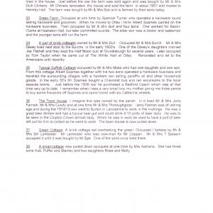 Clopton inhabitants 1920s to 30s M R Taylor page 10