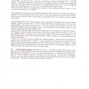 Clopton inhabitants 1920s to 30s M R Taylor page 11