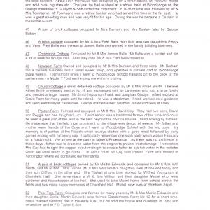 Clopton inhabitants 1920s to 30s M R Taylor page 13