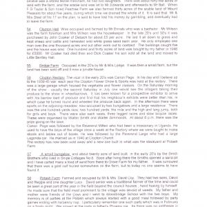 Clopton inhabitants 1920s to 30s M R Taylor page 14