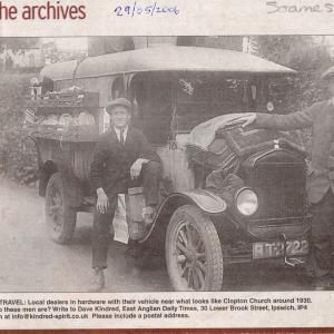 1930 Mr. Soames with van