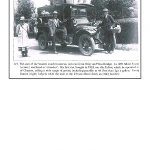 Albert Soames with van, also George Button and Alma Steel