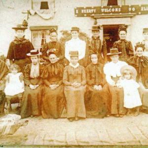 Ladies outside Clopton Rectory c.1900
