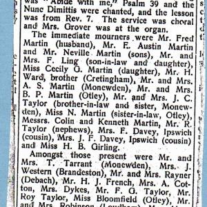 MARTIN Ada - Burial no date