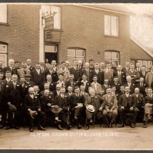 1931 June Clopton Crown outing John Page rector centre