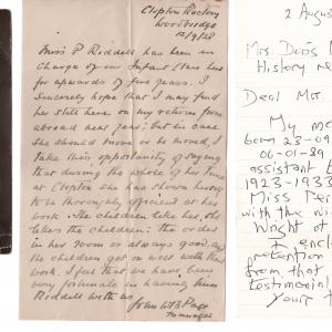 1928c. Pansy Riddell school teacher Clopton 0001