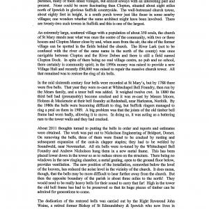 2013 John Barnes article new bells Clopton church 0001