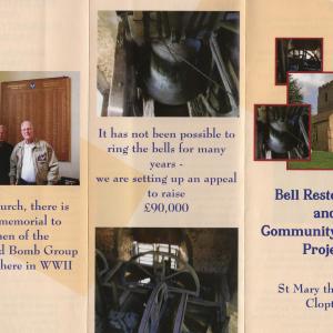 Bell restoration leaflet Clopton church