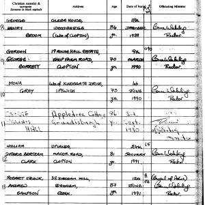 Burials in Clopton 1987 to 2012 0002