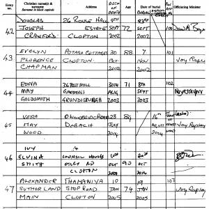 Burials in Clopton 1987 to 2012 0007