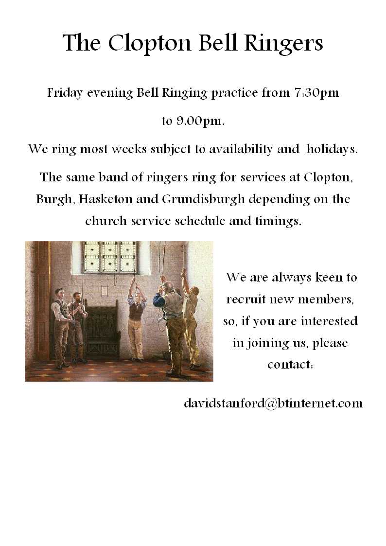 Bell Ringers Leaflet