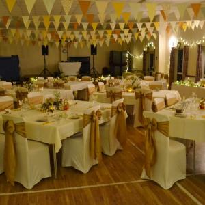 Wedding reception at hall